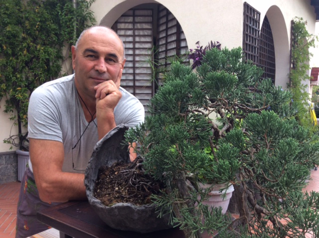 Foto Giancarlo Marchesi e la sua passione per i bonsai